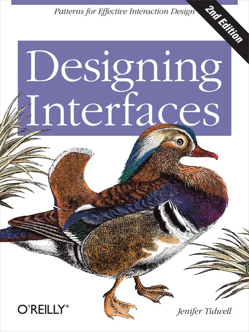 Title details for Designing Interfaces by Jenifer Tidwell - Available